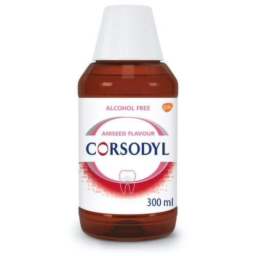 Corsodyl Mouthwash Aniseed Flavour 300ml
