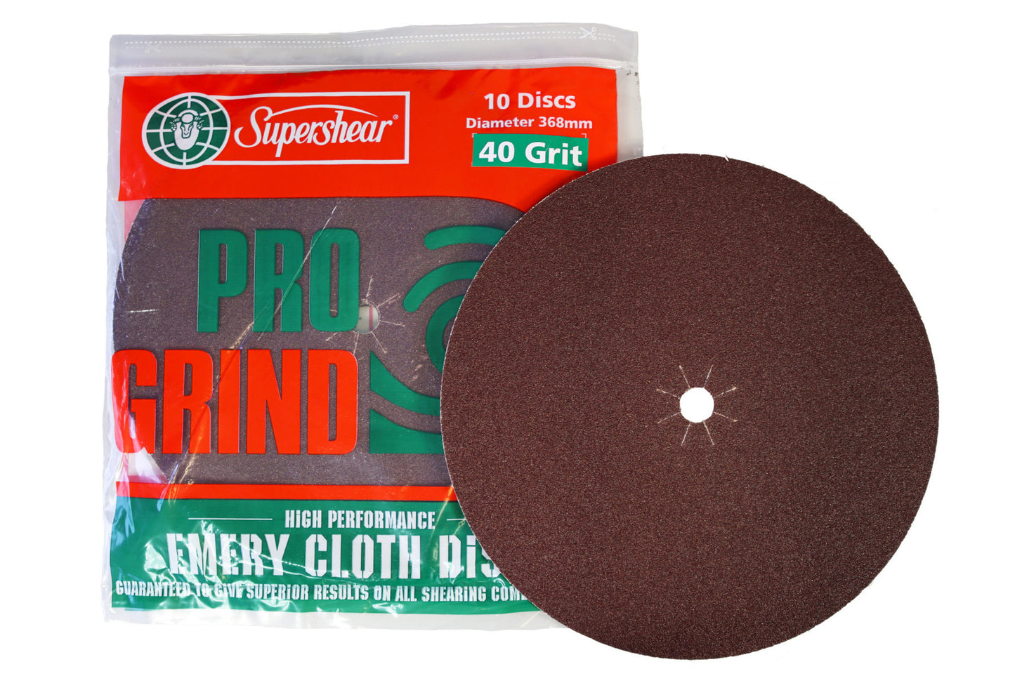 Supershear Coarse Pro Grind Emery Packs - 40 Grit Coarse