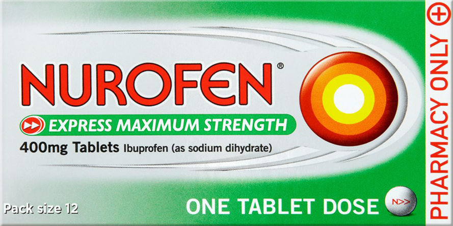 Nurofen Express Max Strength 400mg 24 Tablets