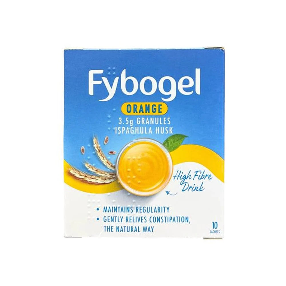 Fybogel Orange High Fibre Drink Sachets (10)