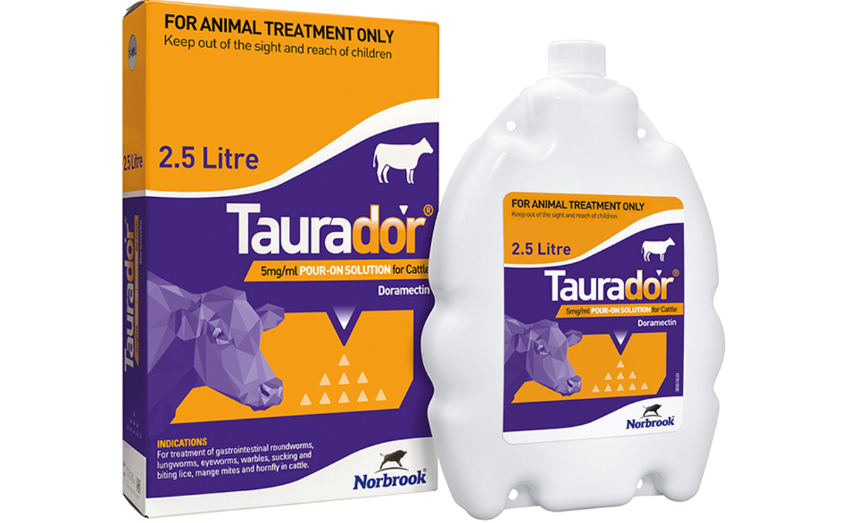 Taurador 5 mg/ml Pour-on Solution