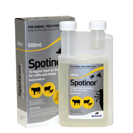 Spotinor Spot-on Solution. Cattle, Sheep