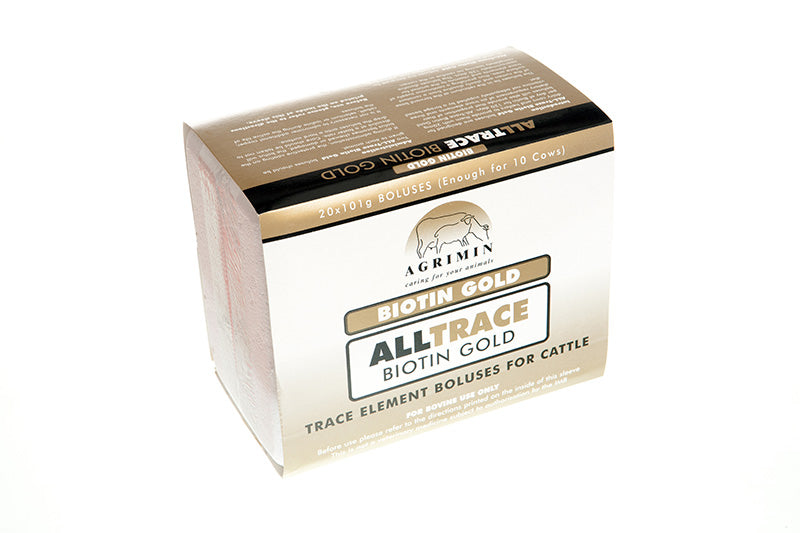 Alltrace Biotin Gold Cattle Boluses