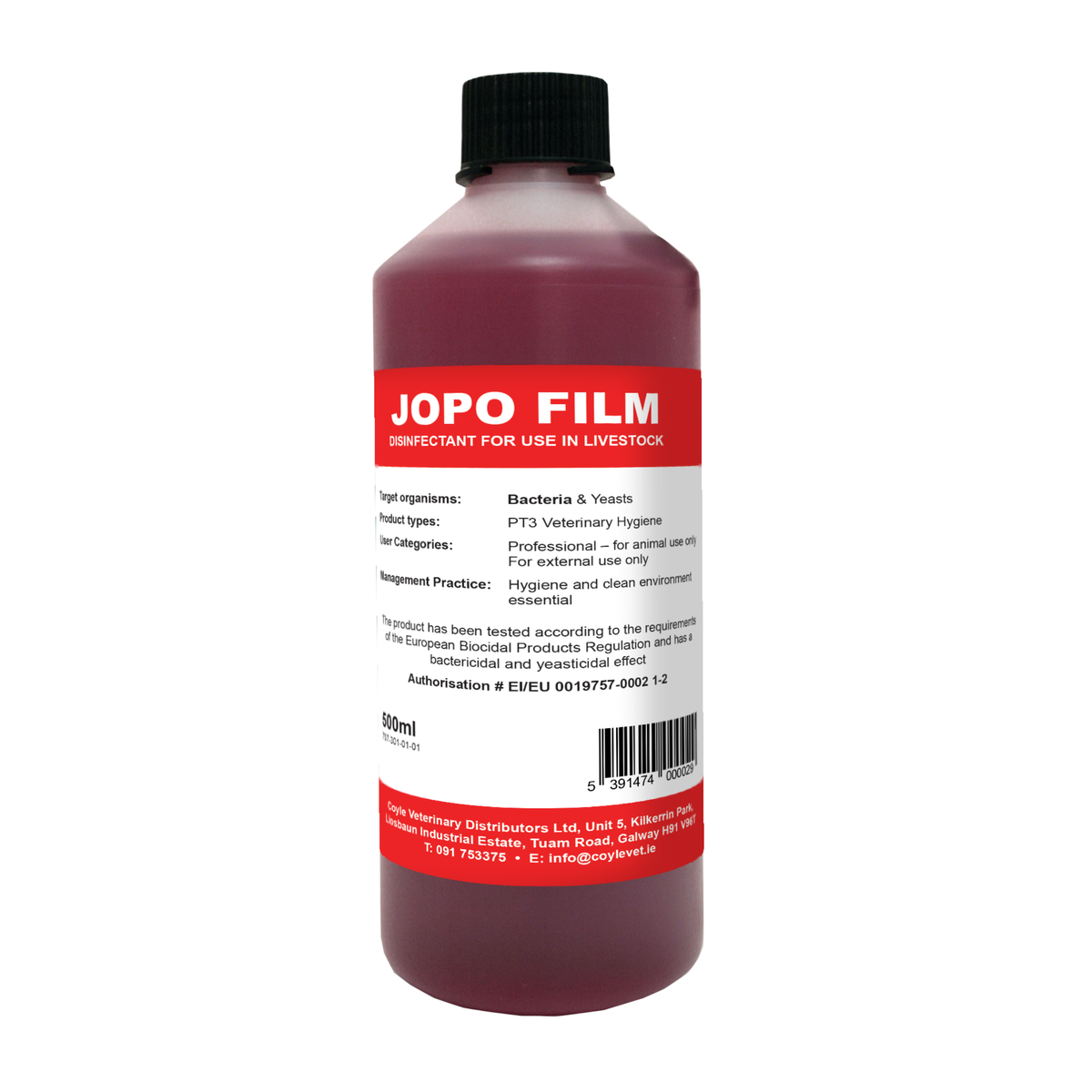 Jopo Film Iodine Disinfectant 500ml