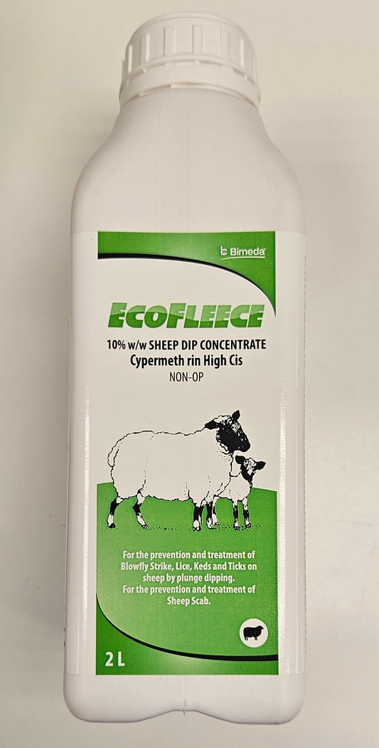 Ecofleece 100 mg/g Concentrate for dip emulsion for sheep.