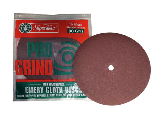 Supershear Fine Pro Grind Emery Packs - 80 Grit Fine
