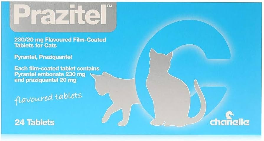 Prazitel 230/20 mg Flavoured Film-Coated Tablets for Cats