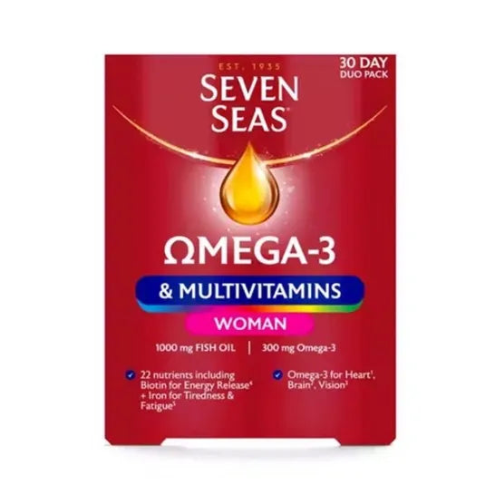 Seven Seas Omega 3 & Multivitamins Woman 30 Day Pack