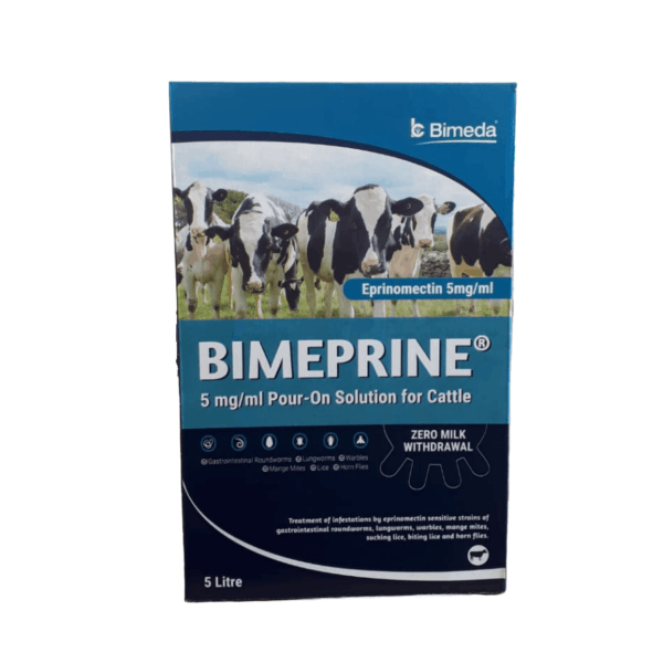 Bimeprine 5 mg/ml Eprinomectin Pour-On Solution for Cattle
