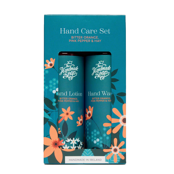 The Handmade Soap Hand Wash & Lotion Set - Bitter Orange, Pink Pepper & Hay | 250ml x 2