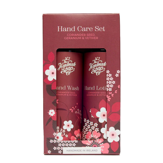 The Handmade Soap Hand Wash & Lotion Set - Coriander Seed, Geranium & Vetiver | 2 x 250ml