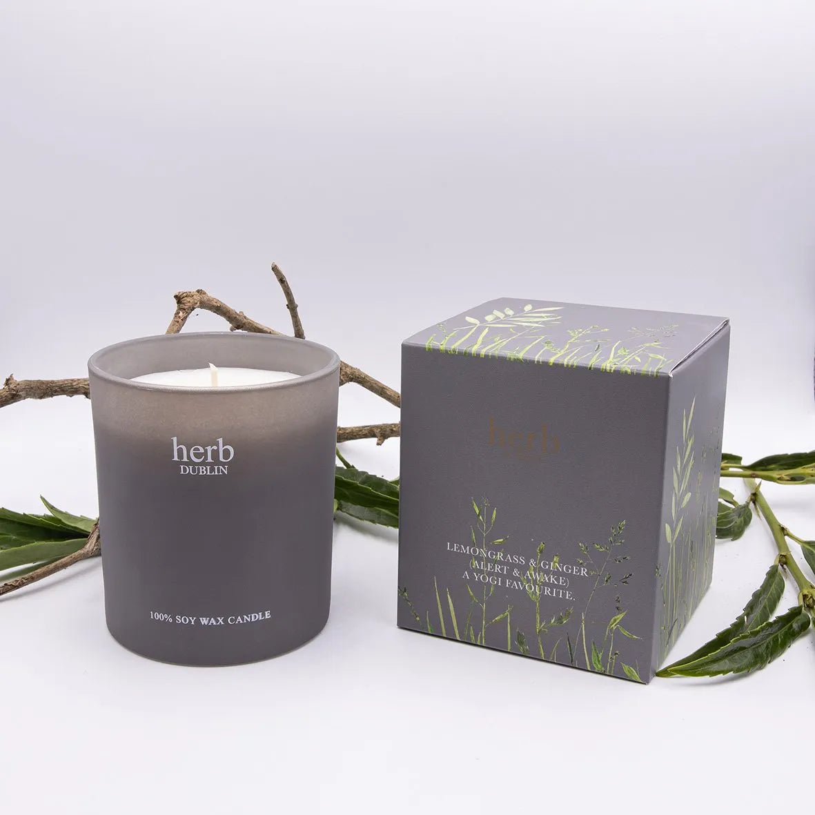 Herb Lemongrass & Ginger – Jar candle