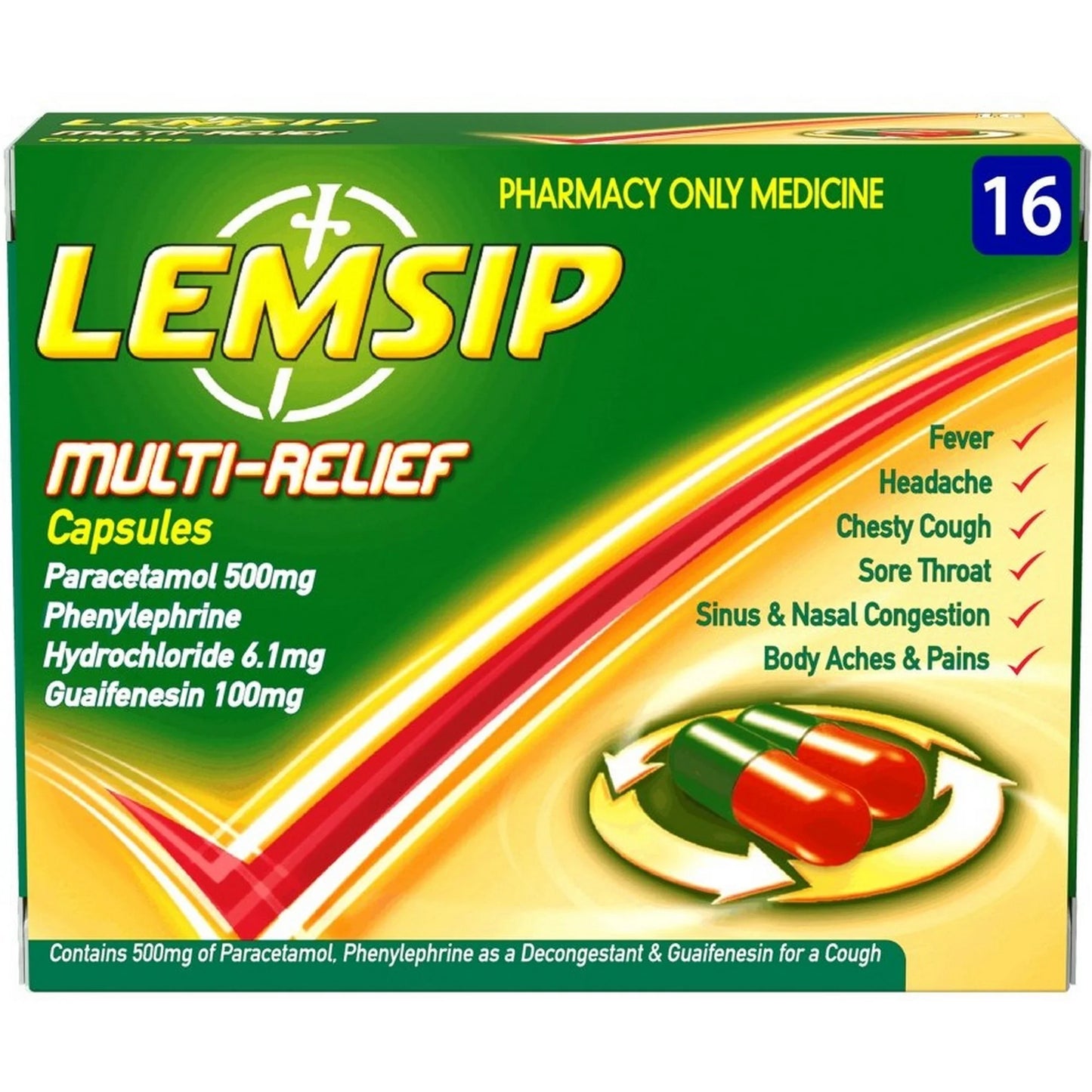 Lemsip Multi Relief Capsules 16s