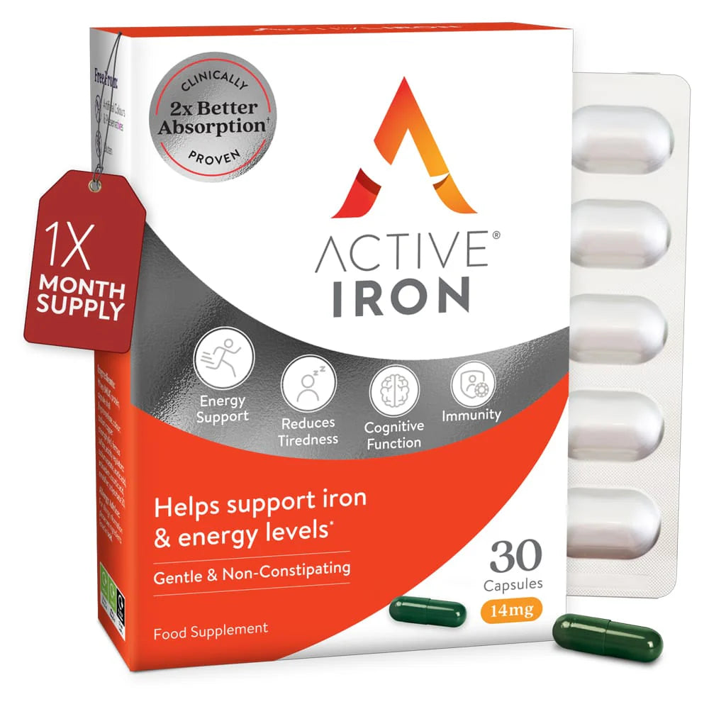 Active Iron 14mg 30 Capsules