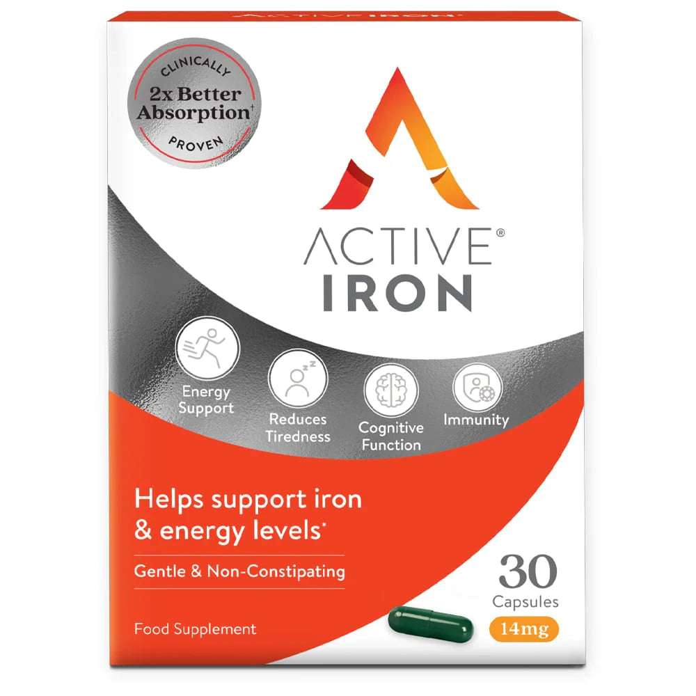 Active Iron 14mg 30 Capsules