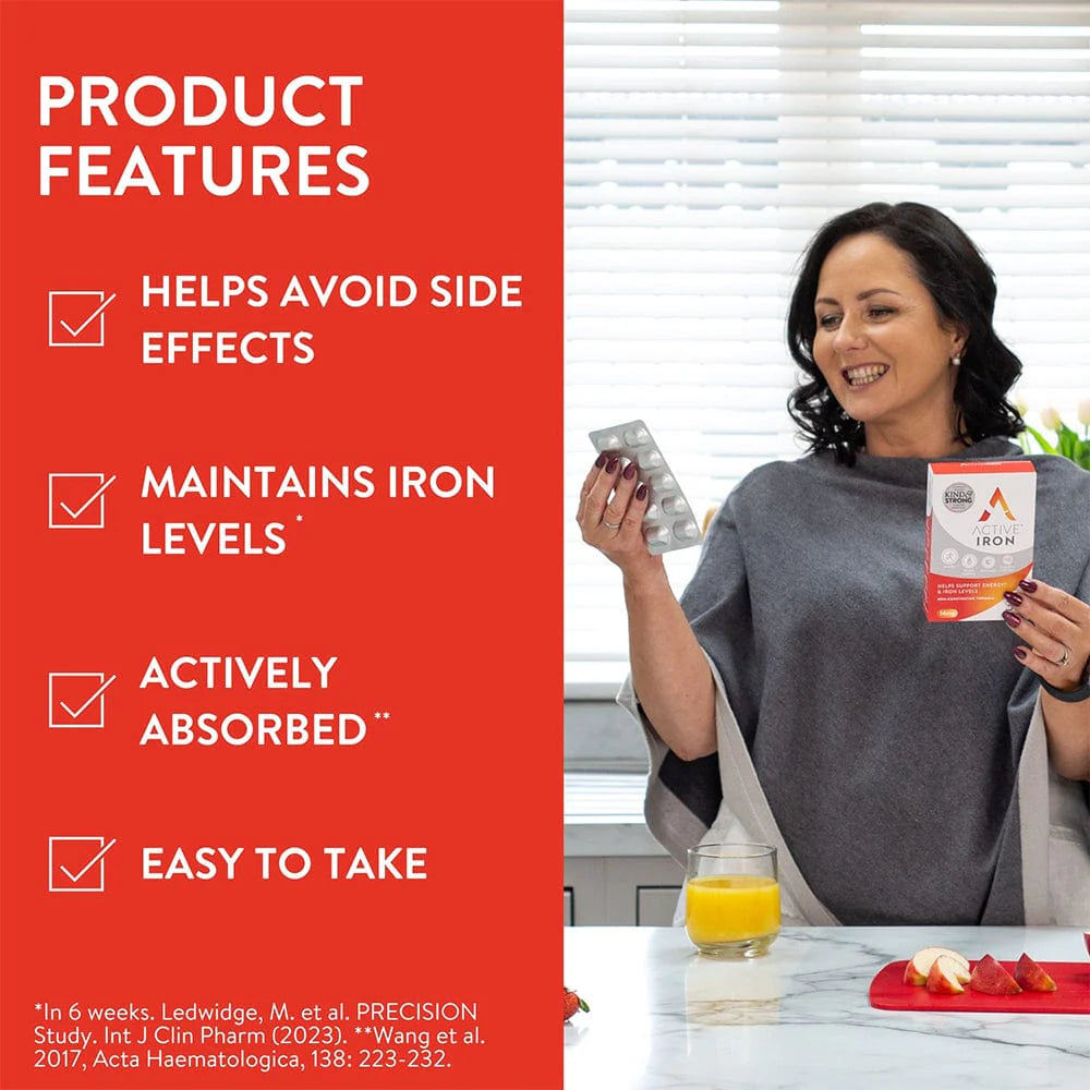 Active Iron 14mg 30 Capsules