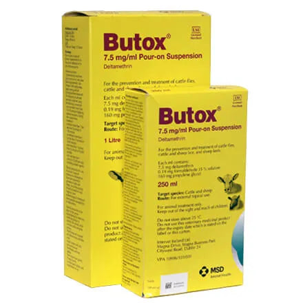 Butox Inj Butox 7.5 mg/ml Pour On Suspension – Quinn's Chemist