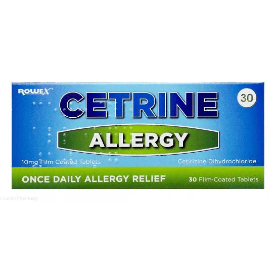 Cetrine Allergy Relief 10mg Tablets