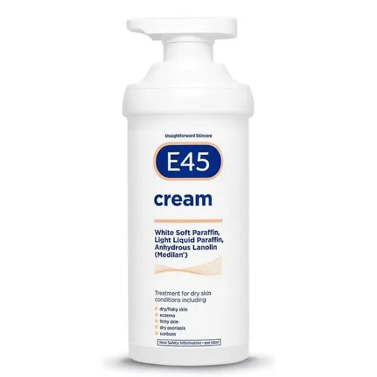 E45 Cream Pump 500ml