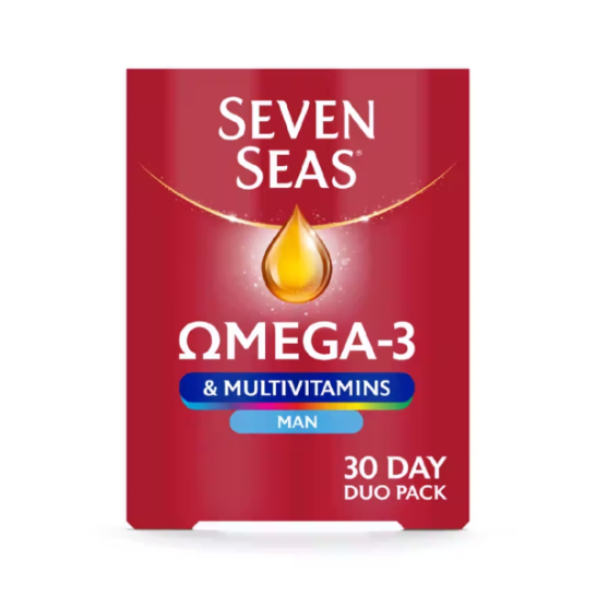 Seven Seas Omega 3 & Multivitamins Man 30 Day Pack