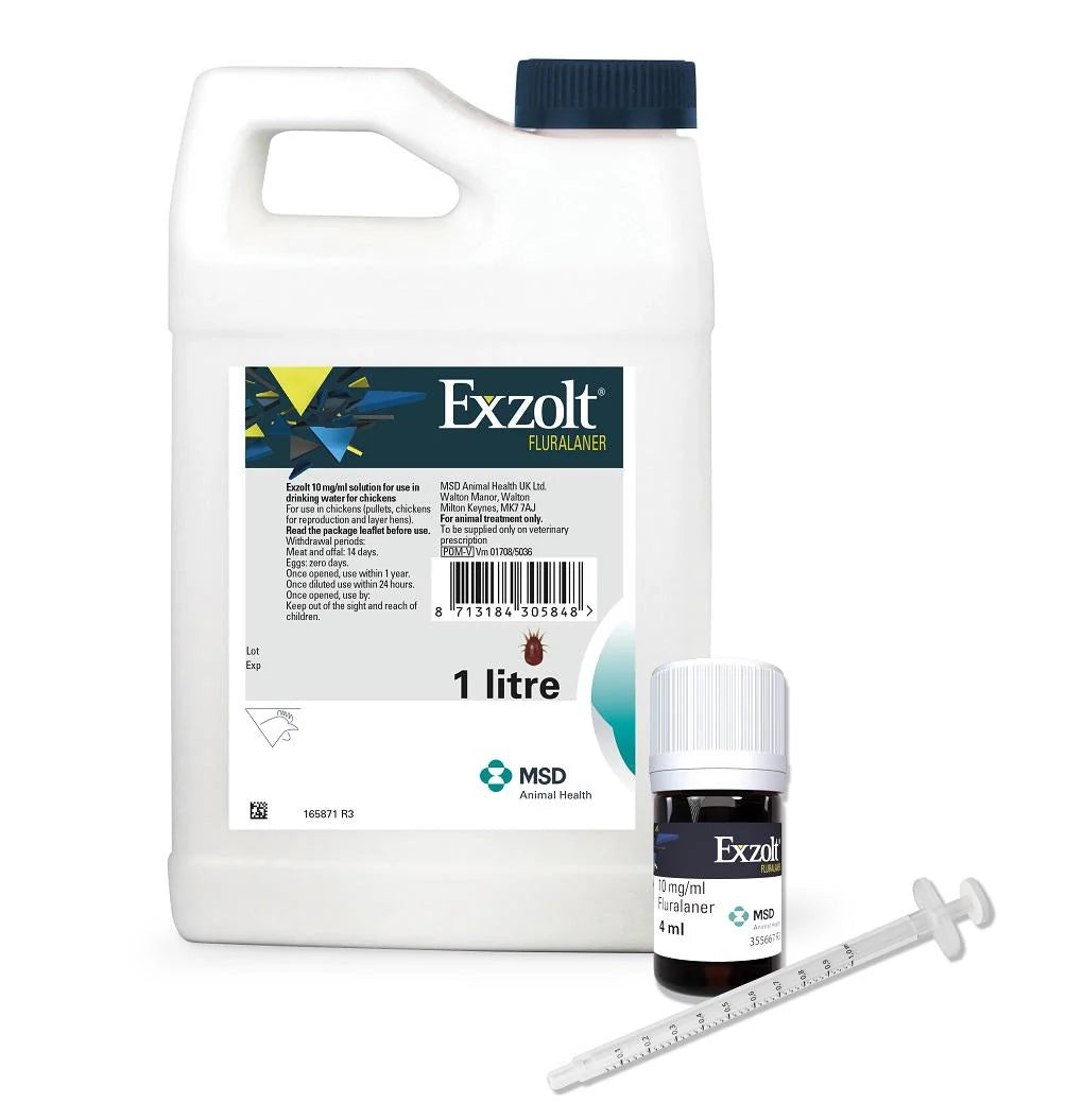 Exzolt Solution - Treatment For Red Mites and Blood Lice