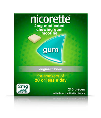 Nicorette 2mg Gum Classic (210 Pieces)