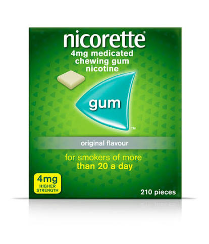 Nicorette 4mg Gum Classic (210 Pieces)