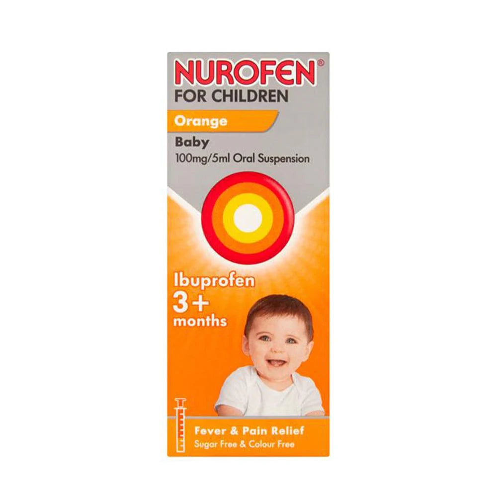 Nurofen Children 3m+ Orange w/spoon 200ml