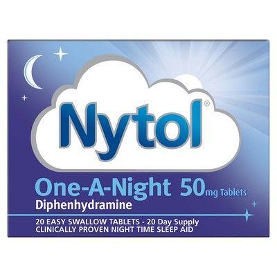 Nytol One A Night Capsules 50mg 20 Tablets