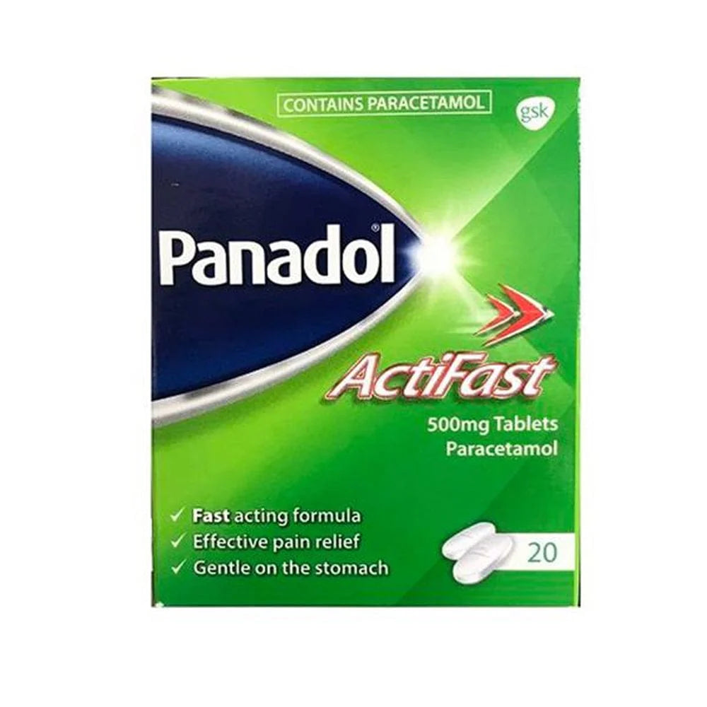 Panadol ActiFast 500mg 20 Tablets