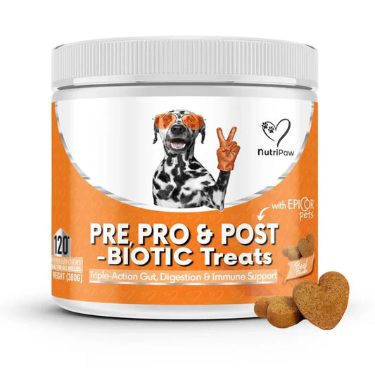 NutriPaw Pre, Pro & Post -Biotic Treats (120 Pack)