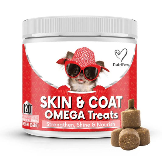 NutriPaw Skin & Coat Omeage Treats (120 Pack)
