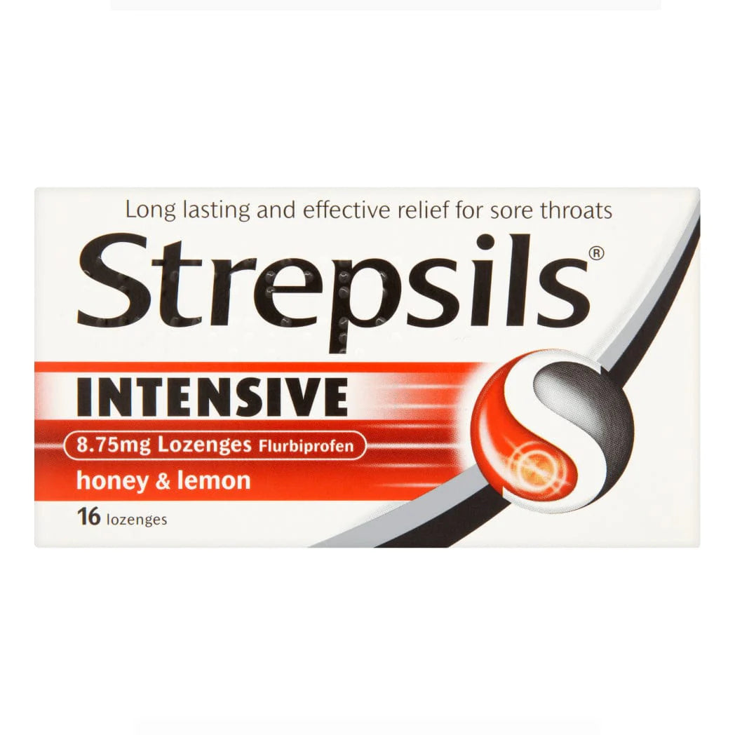 Strepsils Intensive 8.75mg Lozenges Flurbiprofen Honey & Lemon 16's