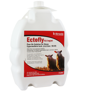 Ectofly 12.5 mg/ml Pour-On Solution for Sheep 2.5L